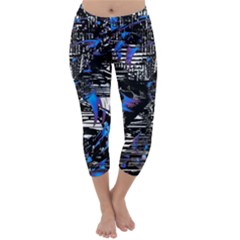 Spin Cycle Capri Winter Leggings  by MRNStudios