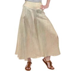 Wood floor art Satin Palazzo Pants