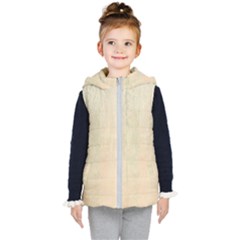 Wood floor art Kids  Hooded Puffer Vest