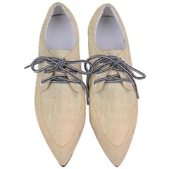 Wood floor art Pointed Oxford Shoes