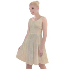 Wood floor art Knee Length Skater Dress