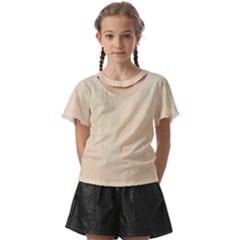 Wood floor art Kids  Front Cut Tee