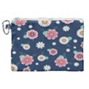 Flowers Pattern Canvas Cosmetic Bag (XL) View1