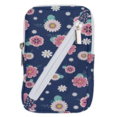 Flowers Pattern Belt Pouch Bag (small) by Sparkle