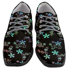 Flowers Pattern Women Heeled Oxford Shoes by Sparkle