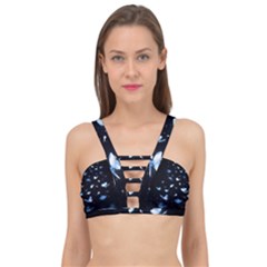 Sparkle Butterfly Cage Up Bikini Top