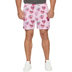 Emoji Heart Men s Runner Shorts by SychEva