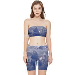 Kingdom of the sky Stretch Shorts and Tube Top Set