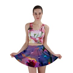 Floral Mini Skirt by Dazzleway