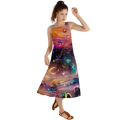 Galaxy Glass Summer Maxi Dress