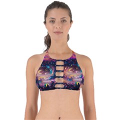 Galaxy Glass Perfectly Cut Out Bikini Top by Dazzleway