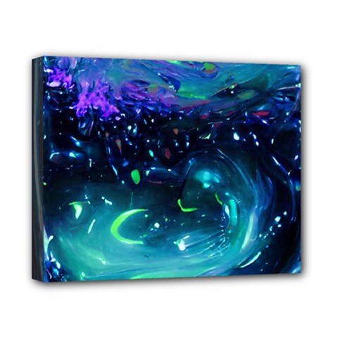 Blue Galaxy Canvas 10  X 8  (stretched) by Dazzleway
