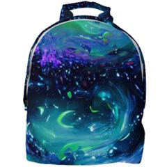 Blue Galaxy Mini Full Print Backpack by Dazzleway