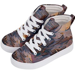 Sky Ship Kids  Hi-top Skate Sneakers by Dazzleway