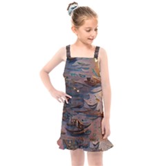 Sky Ship Kids  Overall Dress by Dazzleway