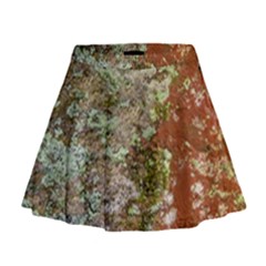 Colorful Abstract Texture Mini Flare Skirt by dflcprintsclothing