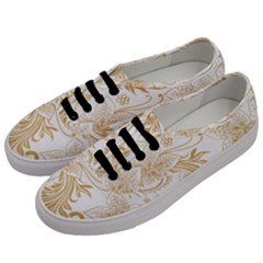 Flowers Shading Pattern Men s Classic Low Top Sneakers by fashionpod