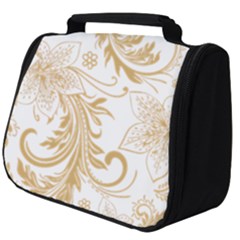 Flowers Shading Pattern Full Print Travel Pouch (big)