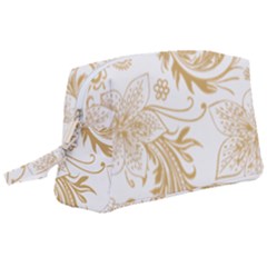 Flowers Shading Pattern Wristlet Pouch Bag (large)