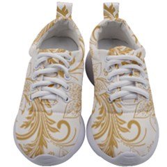 Flowers Shading Pattern Kids Athletic Shoes by fashionpod