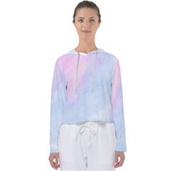 Watercolor Clouds2 Women s Slouchy Sweat