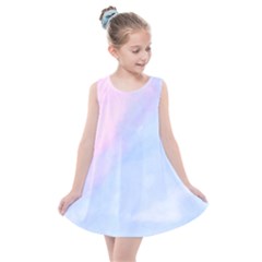 Watercolor Clouds2 Kids  Summer Dress by Littlebird