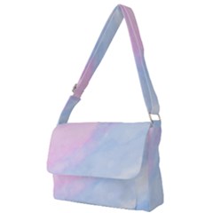 Watercolor Clouds2 Full Print Messenger Bag (l) by Littlebird