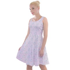 Unicorns Pattern Knee Length Skater Dress