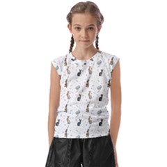 Cute Rabbit Kids  Raglan Cap Sleeve Tee by SychEva