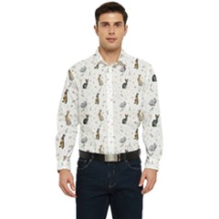 Cute Rabbit Men s Long Sleeve  Shirt by SychEva