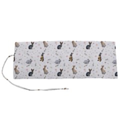 Cute Rabbit Roll Up Canvas Pencil Holder (s) by SychEva