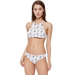 Cute Rabbit Banded Triangle Bikini Set by SychEva