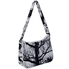 Shadows In The Sky Zip Up Shoulder Bag by DimitriosArt