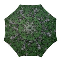 Modern Camo Grunge Print Golf Umbrellas