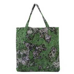 Modern Camo Grunge Print Grocery Tote Bag