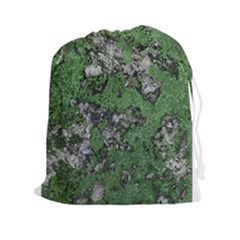 Modern Camo Grunge Print Drawstring Pouch (2XL)