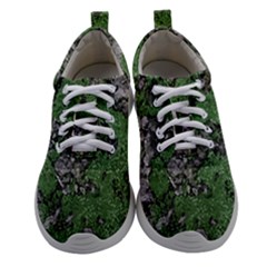 Modern Camo Grunge Print Athletic Shoes