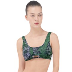 Modern Camo Grunge Print The Little Details Bikini Top