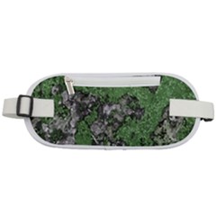 Modern Camo Grunge Print Rounded Waist Pouch