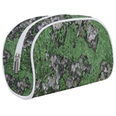 Modern Camo Grunge Print Make Up Case (Medium)