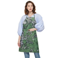 Modern Camo Grunge Print Pocket Apron