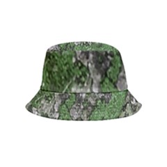 Modern Camo Grunge Print Bucket Hat (kids) by dflcprintsclothing