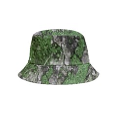 Modern Camo Grunge Print Inside Out Bucket Hat (kids) by dflcprintsclothing