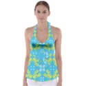 Abstract pattern geometric backgrounds   Babydoll Tankini Top View1