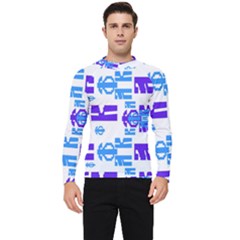 Abstract Pattern Geometric Backgrounds   Men s Long Sleeve Rash Guard by Eskimos