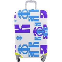 Abstract Pattern Geometric Backgrounds   Luggage Cover (large) by Eskimos