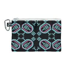 Abstract Pattern Geometric Backgrounds   Canvas Cosmetic Bag (medium)