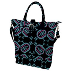 Abstract Pattern Geometric Backgrounds   Buckle Top Tote Bag by Eskimos