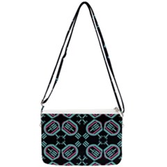 Abstract Pattern Geometric Backgrounds   Double Gusset Crossbody Bag by Eskimos