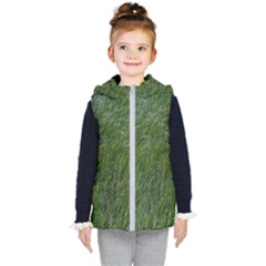 Green Carpet Kids  Hooded Puffer Vest by DimitriosArt